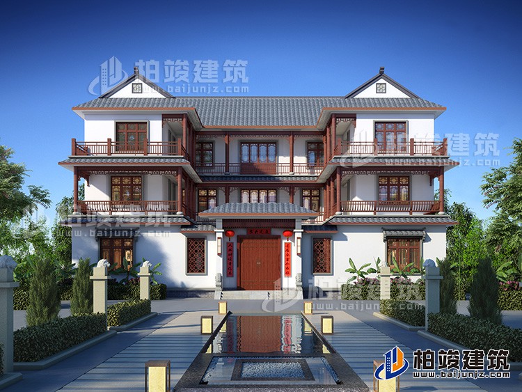 中式四合院房子設計圖農村