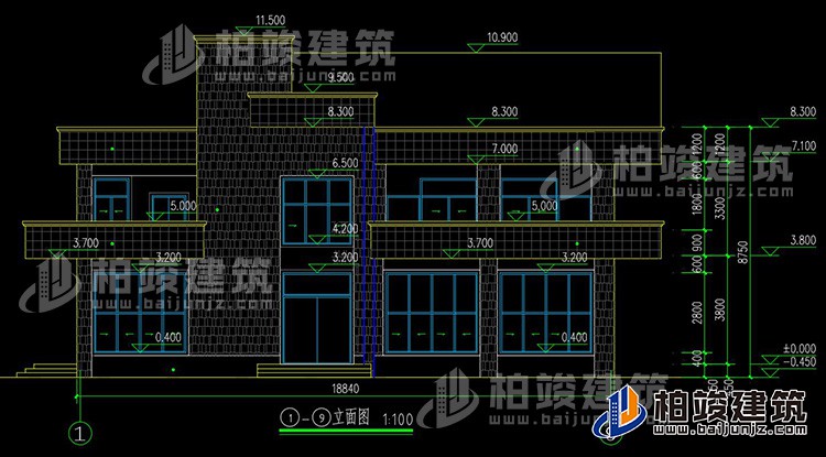 正立麵圖
